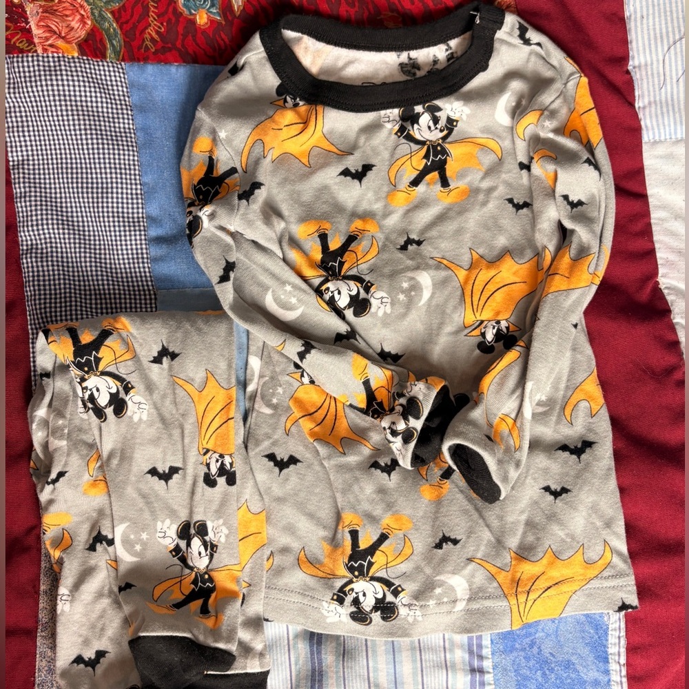 Disney Mickey Mouse Halloween Pajama Sets